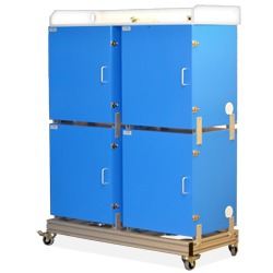 Trolley-Rack for Isolation Chambers