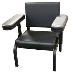 Vinyl Adjustable Arm Subjects Chair